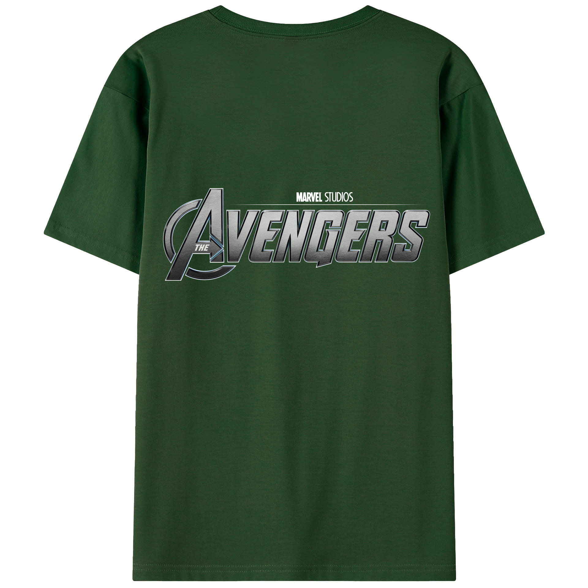 （画像用） アベンジャーズ The Avengers 綿100％半袖Tシャツ（背面プリント）